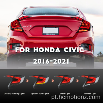 HCMOTIONZ 2016-2020 Lâmpada traseira da Assembléia Cívica Honda